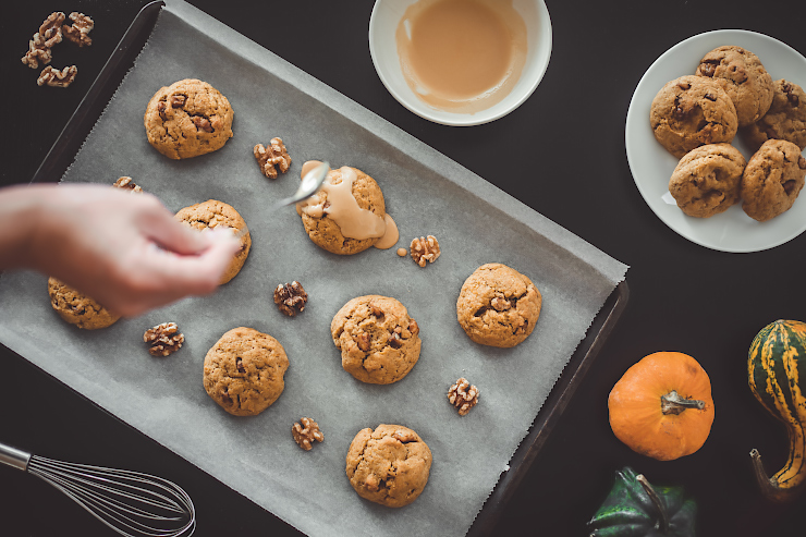 tekvicové cookies