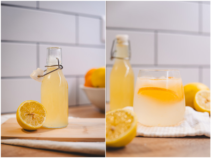 domáci citrónový sirup